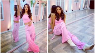 Cotton Candy: Jasmin Bhasin turns barbie in pink co-Ord set, see pics