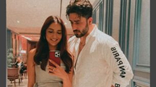 Cute couple: Jasmin Bhasin and Aly Goni pose candid and cosy on their date, see pics