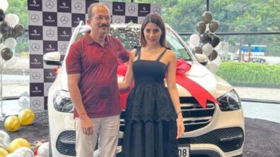 Daddy’s Little Girl, Nikki Tamboli gets ‘Mercedes Benz’ from her father as gift, see pics