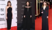 Dakota Johnson Makes A Bold Statement In Black Dresses