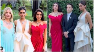 Deepika Padukone grabs eyeballs like undisputed queen at Madrid, looks gorgeous in white deep-neck bow-tie dress