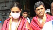 Deepika Padukone returns from Cannes, visits Tirupati temple with her father on his birthday