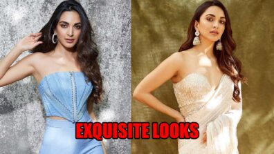 Denim corset and flared trousers or sequin white saree: Which exquisite look of Kiara Advani’s would you like to steal?