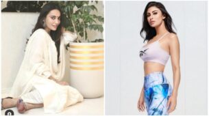 Desi Vs Videsi: Surbhi Jyoti in off-white salwar suit Vs Mouni Roy in lavender bralette, who’s your favourite?