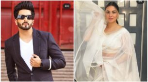 Dheeraj Dhoopar looks dapper hot in black pantsuit, Shraddha Arya says ‘heart of gold’
