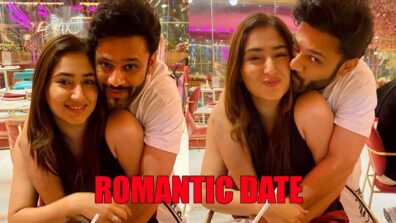 Rahul Vaidya and Disha Parmar enjoy romantic dinner date, check cute photos