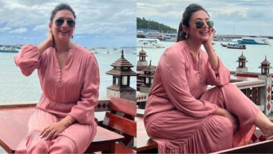 Divyanka Tripathi drops vacay goals in a classic jumpsuit, fans lovestruck