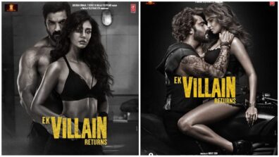 Ek Villain 2 Posters: ‘Shirtless’ John Abraham hugs Disha Patani tight, Arjun Kapoor gets cosy with Tara Sutaria