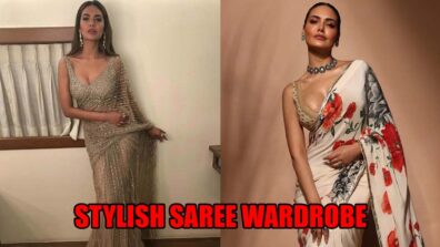 Esha Gupta Has The Most Stylish Saree Wardrobe & We Have Proof: See Here