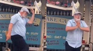 Even This Grandpa Can’t Stop Grooving To Michael Jackson, Beyoncé, And Shakira’s Hit Song