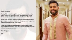 “15 Years in my favourite jersey”, Rohit Sharma celebrates 15 years of completion in International Cricket