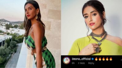 Farhan Akhtar’s wife Shibani Dandekar is slaying in green printed outfit, Ileana D’Cruz feels the heat