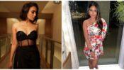 Fashion Divas: Surbhi Jyoti channelises her black swan in off-shoulder midi dress, Surbhi Chandna stuns in floral white mini dress