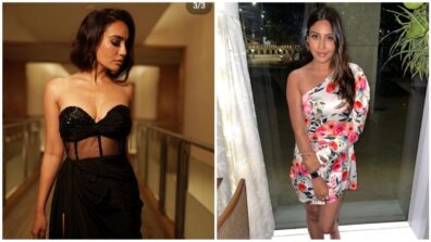 Fashion Divas: Surbhi Jyoti channelises her black swan in off-shoulder midi dress, Surbhi Chandna stuns in floral white mini dress