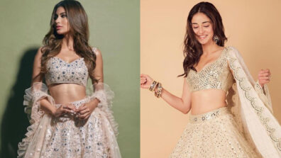 Fashion Face-Off: Ananya Panday Or Mouni Roy: Who Stole Your Heart In The Mirror Worked Lehenga?