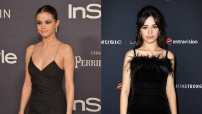 Fashion Face-off: Selena Gomez Vs Camila Cabello: Whom Are You Crushing Over In A Black Slip Dress?