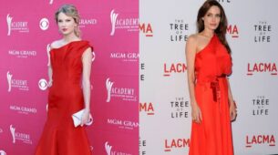 From Taylor Swift To Angelina Jolie: Learn How To Wear Red Gowns Like Divas