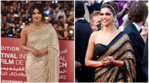Fashion Faceoff: Deepika Padukone To Priyanka Chopra: Who Flaunted Like A Real Diva In A Strapless Saree?