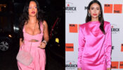 Fashion Faceoff: Nina Dobrev Vs Rihanna: Whose Pink Ruffled Dress Is Prettier?
