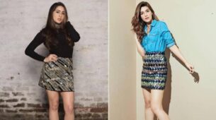 Fashion Faceoff: Sara Ali Khan Or Kriti Sanon: Who Wore The GLITZY Mini Skirt Better?