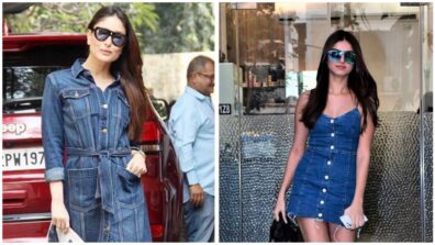 Fashion Faceoff: Tara Sutaria To Kareena Kapoor: Which Denim Mini-Dress Left You In Awe?