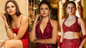 Flawless In Red: Sargun Mehta Pulls Off The ‘Hot Babe’ Look