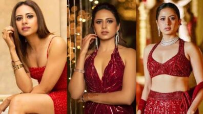 Flawless In Red: Sargun Mehta Pulls Off The ‘Hot Babe’ Look