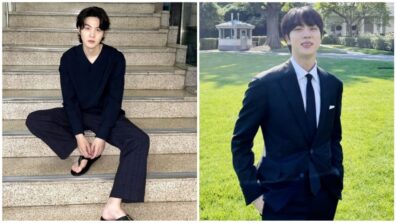 From classy tailored suits to casual t-shirts: Take special fashion inspiration from BTS members Suga and Jin