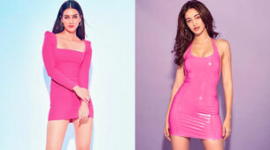 From Kriti Sanon To Ananya Panday: Divas Who Sizzle In Pink Dress