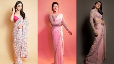 From Rakul Preet Singh To Rashmika Mandanna: Stars Looking Pretty In Pink Saree