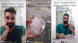 FUNNY – A Man Orders Onion Rings, See What He Gets Instead