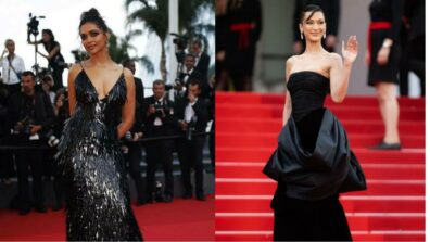 Deepika Padukone’s Black Louis Vuitton Or Bella Hadid’s Black Versace: Whose Gown Would You Love To Have?