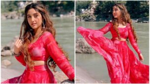 Got a Ranjha, Like A Heer: Ashnoor Kaur is a divine beauty in red embellished outfit, we bet you can’t stop crushing