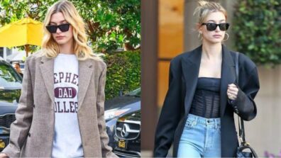 Hailey Bieber Is The Queen Of Blazers: See Pictures