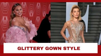 Hailey Bieber To Chrissy Teigen: Hollywood Babes Inspired Glittery Gowns