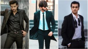 Handsome Hunks: Parth Samthaan, Dheeraj Dhoopar and Mohsin Khan look dapper hot in black pantsuits