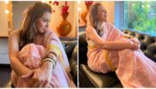 Hansika Motwani is a ‘sundar and sushil’ diva in pink saree with white floral prints, are you in love?