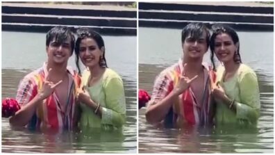 Hard Work Pays Off: Mohsin Khan and Smriti Kalra smile victorious after shoot wrap up