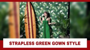 Have You Seen This Alexandra Daddario’s Latest Look In Strapless Green Gown Yet? Check Now