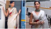 Heaven on Earth: Nora Fatehi dazzles in floral white saree, watch