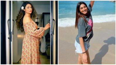 Heavenly Beauties: Divyanka Tripathi looks dreamy in floral dress, Sana Makbul looks adorable in beach casuals