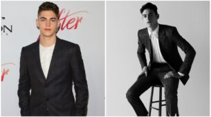 Hero Fiennes Tiffin And His Obsession Over Black Formal Outfits