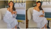 Hot Video: Anveshi Jain spills with sensuality in bathrobe inside her resort room