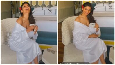 Hot Video: Anveshi Jain spills with sensuality in bathrobe inside her resort room