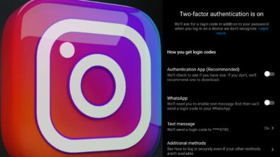 How To Start Two-Factors Authentication Of Instagram