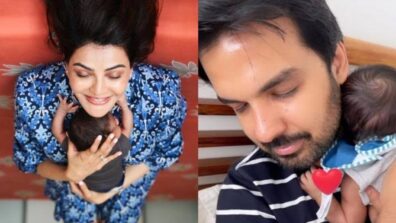 Adorable Pictures Of Kajal Aggarwal’s husband, Gautam Kitchlu, While Performing His ‘Papa Duties’