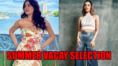 Janhvi Kapoor’s Thigh High Slit Dress Or Manushi Chhillar’s Crop Top & Satin Trouser: Which Outfit Will Be Your Summer Vacay Selection: Vote