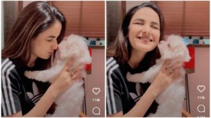 Jasmin Bhasin is relishing special kisses from her ‘baby’, grooves to Ali Zafar’s ‘Jhoom’ song