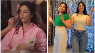 Jasmin Bhasin preps up like doll for night-out, Shweta Tiwari says ‘wait a minute’