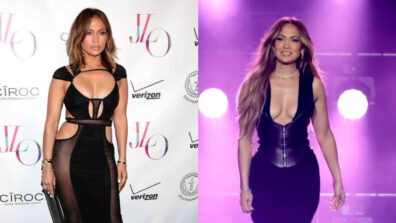 Jennifer Lopez Is A Queen When It Comes To Wearing Black Cut-Out Dresses: Yay Or Nay?